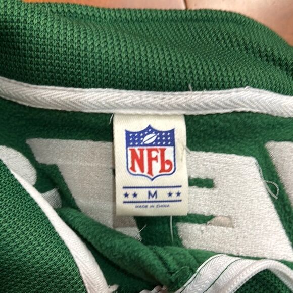 NWT NY NFL Jets Official Quarter-Zip Pullover Sweatshirt with Zipper Pockets M - Picture 7 of 12